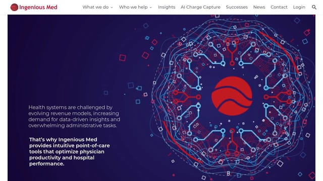 Ingenious Med homepage