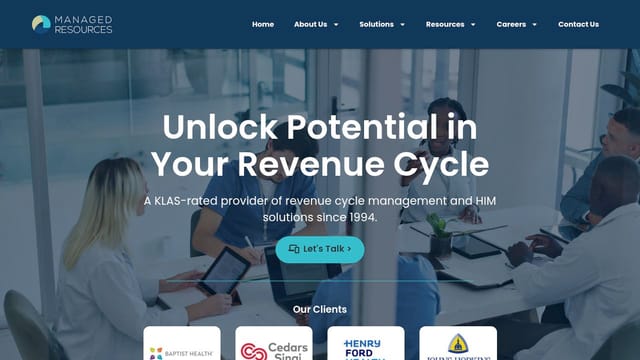 Managed Resources homepage