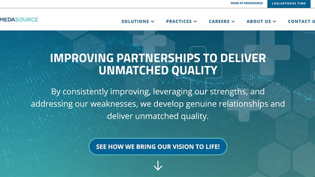 Medasource homepage