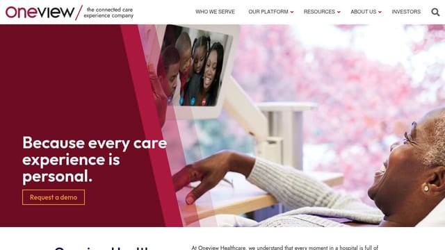 Oneview Healthcare homepage