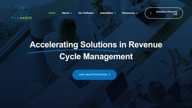 PHIMED Technologies homepage