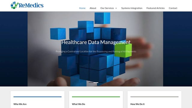 ReMedics, LLC homepage