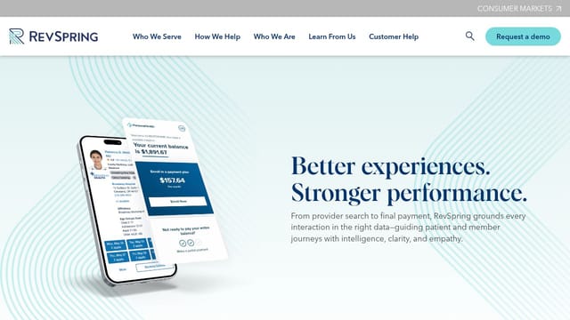 RevSpring homepage
