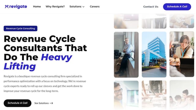Revigate homepage