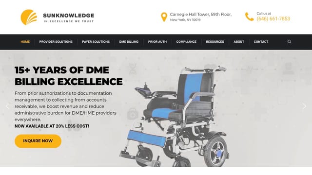 Sunknowledge Services Inc. homepage