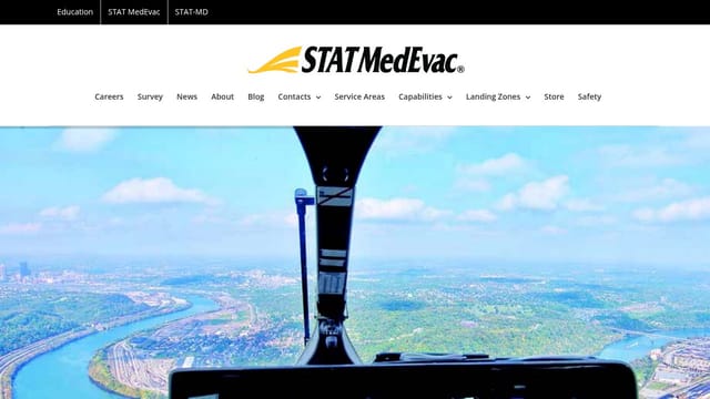 STAT MedEvac homepage