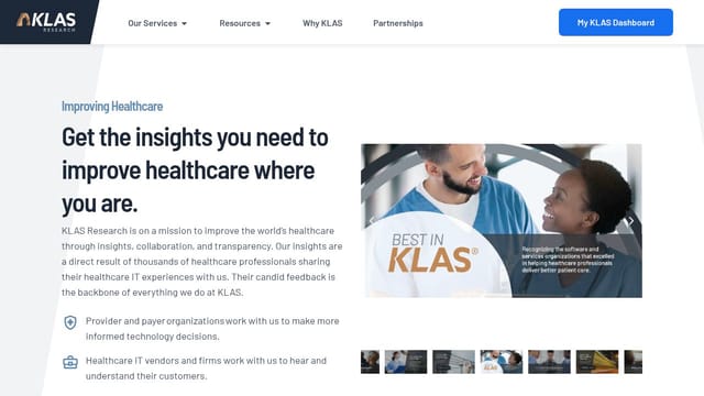 KLAS Research homepage