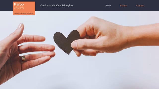 Karoo Health homepage