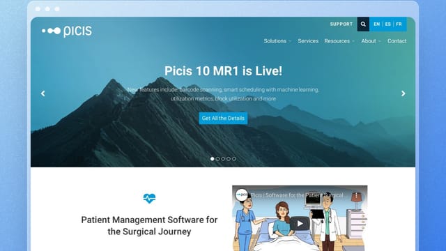 Picis homepage