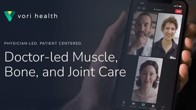 Vori Health homepage