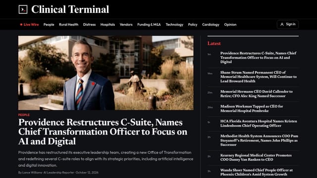 Clinical Terminal homepage