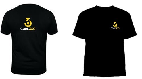 Black T-shirt Branding