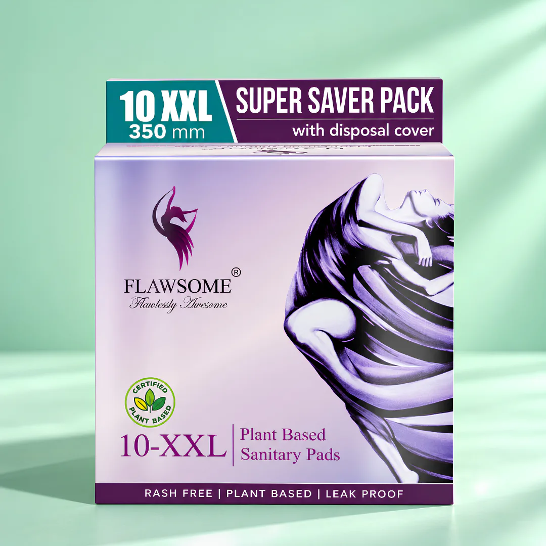 Flawsome Plant Based Sanitary Pads (Size XXL)