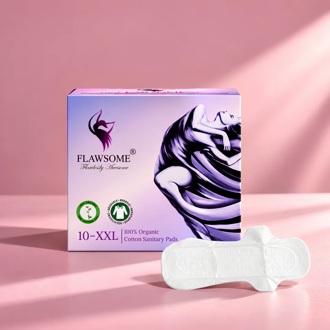 Flawsome Organic Cotton Sanitary Pads (Size XXL)