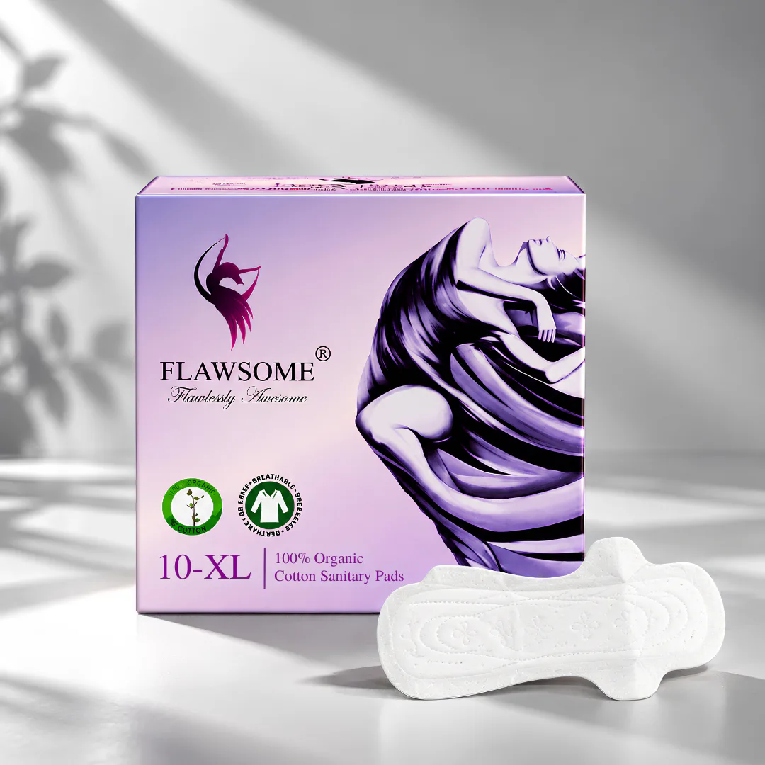 Flawsome Organic Cotton Sanitary Pads (Size L)