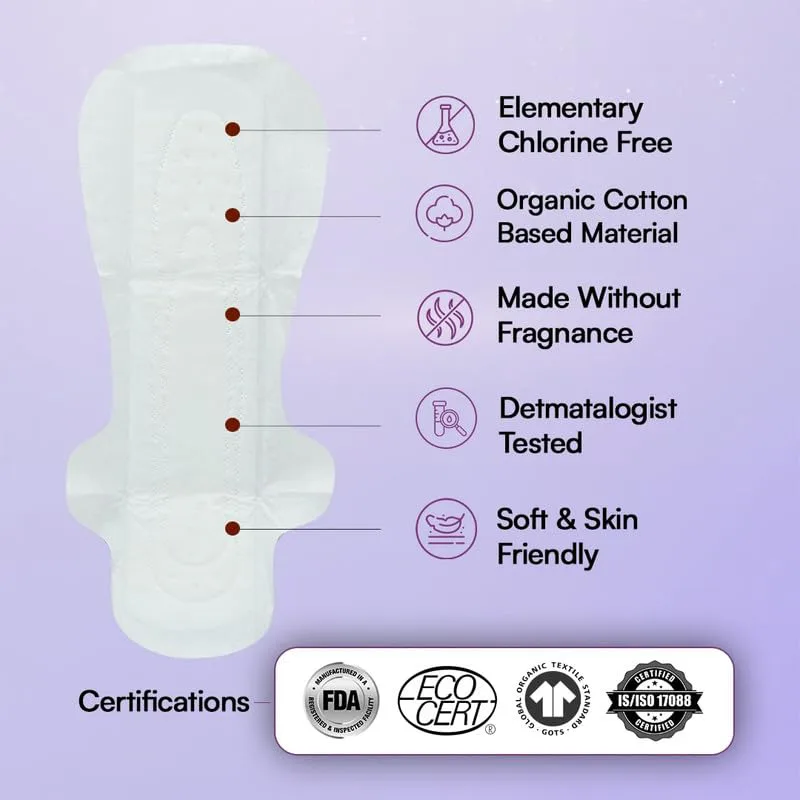 Flawsome Organic Cotton Sanitary Pads (Size XXL)