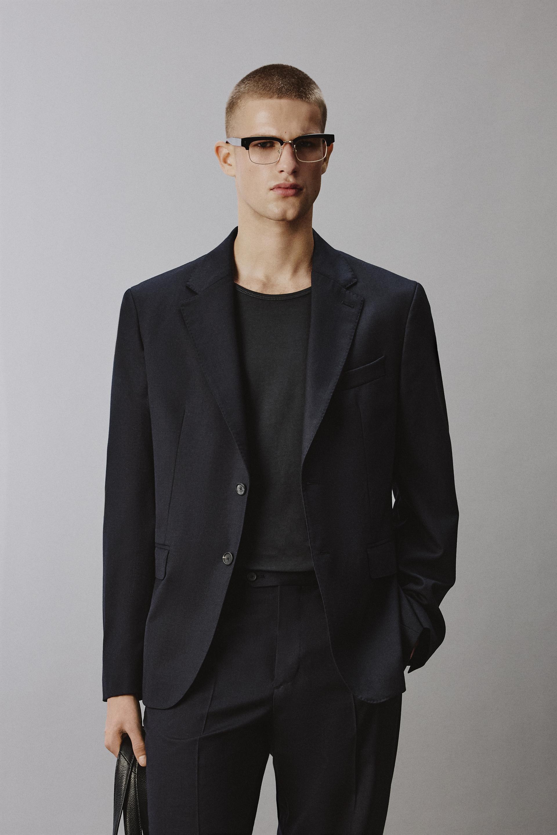 Blazer Traje De Lana