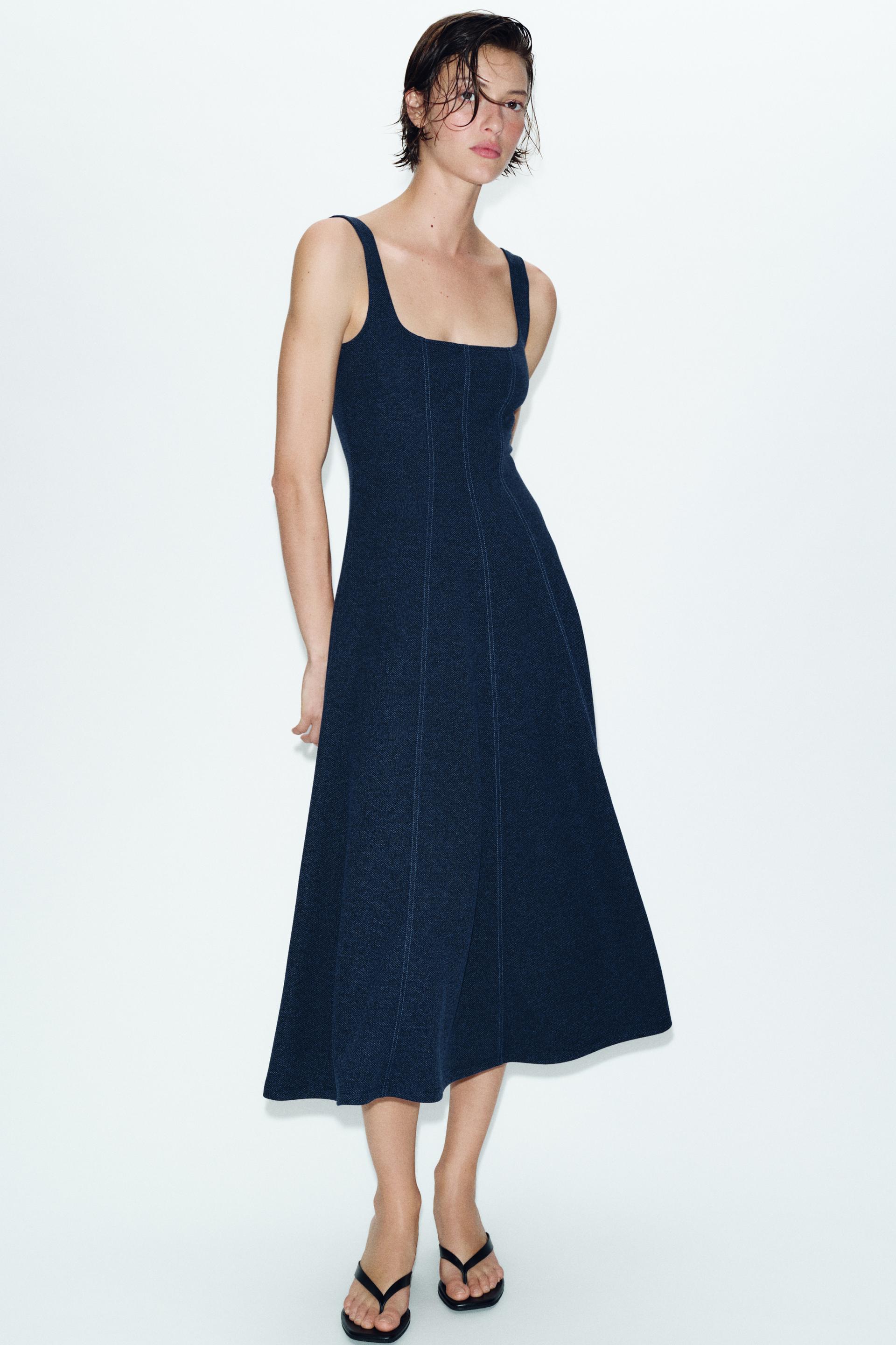 Vestido midi tirantes