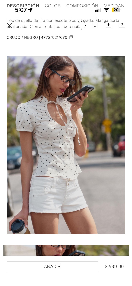 Blusa de lunares