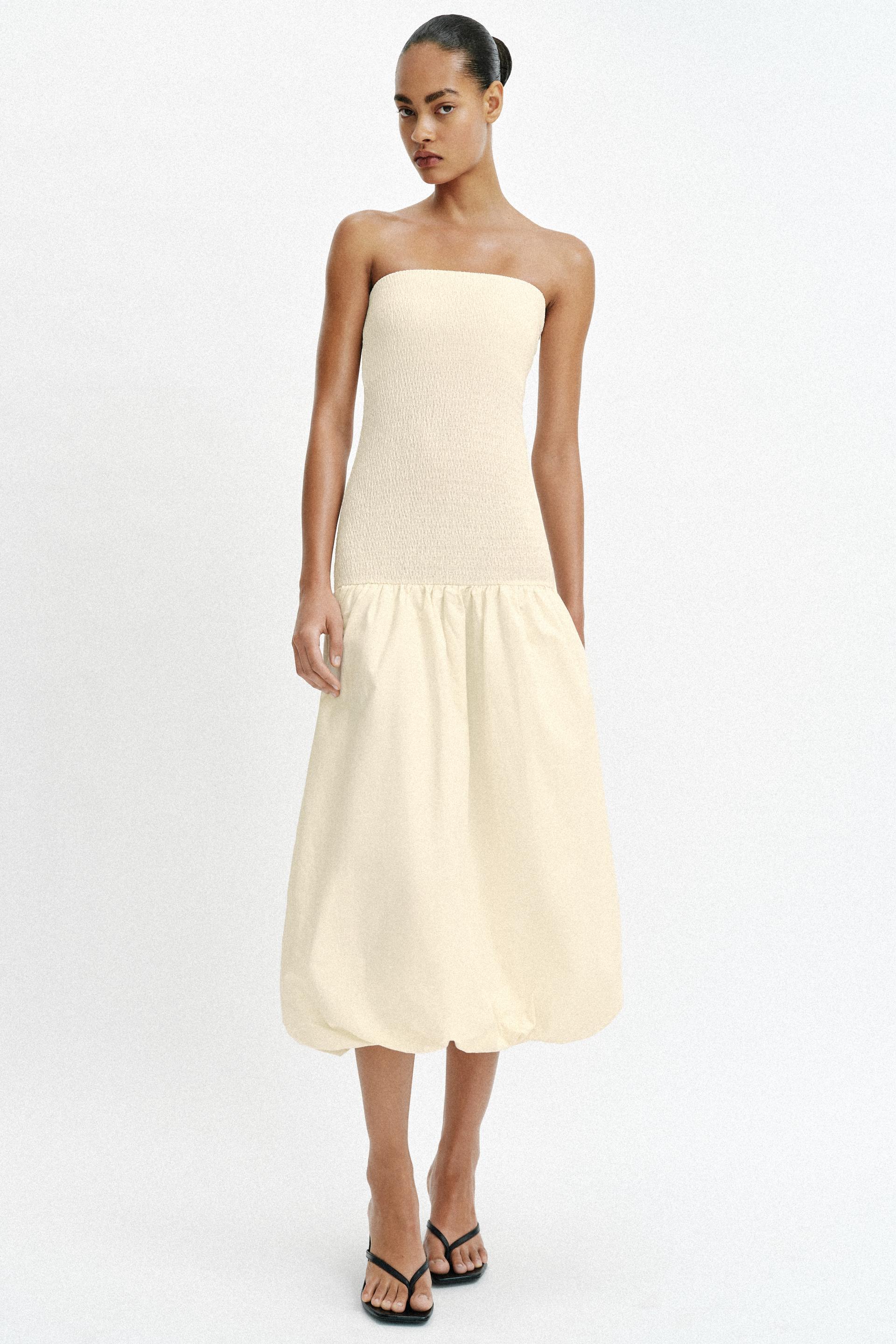 Vestido straple