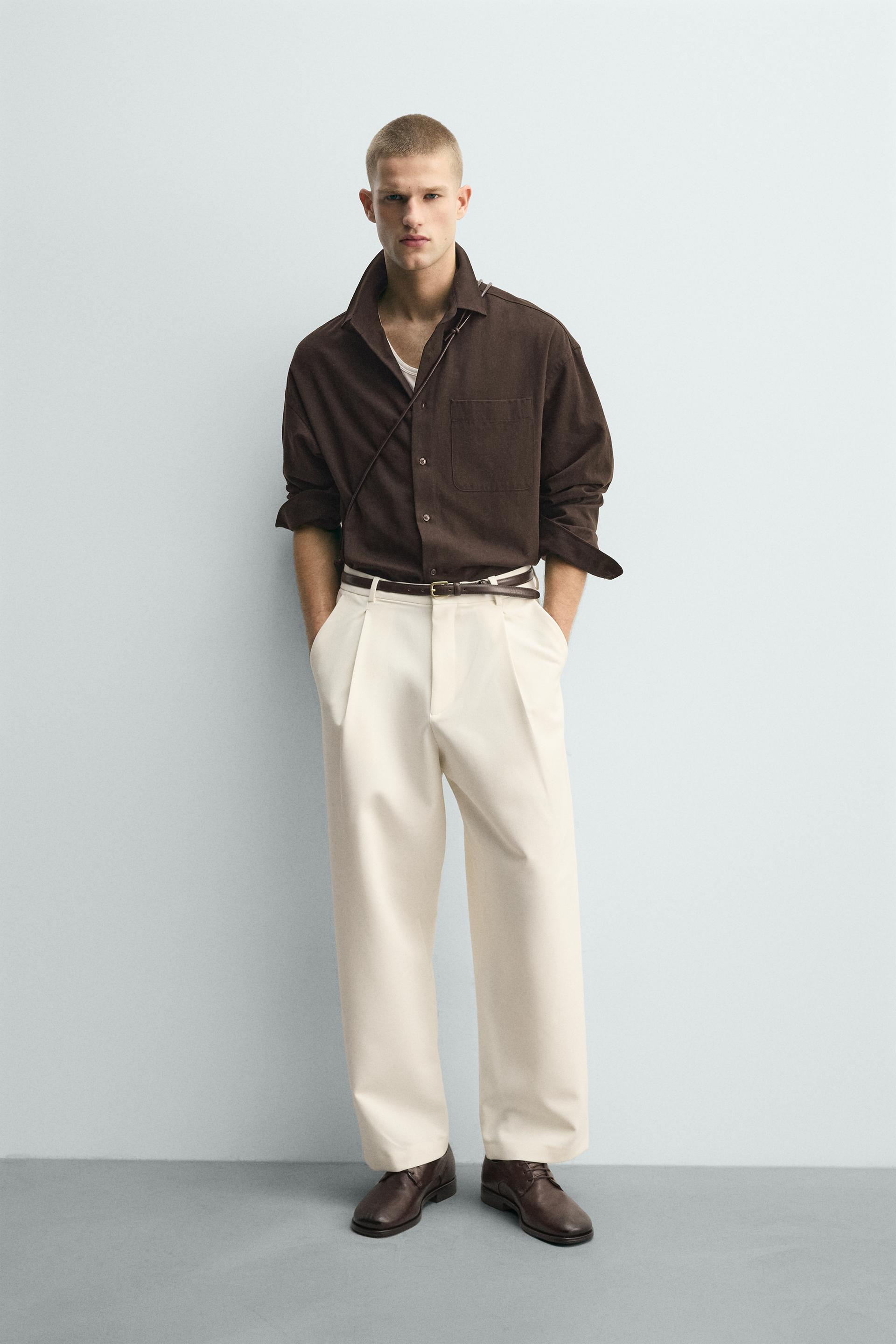 Pantalon Relaxed Fit Pliegues