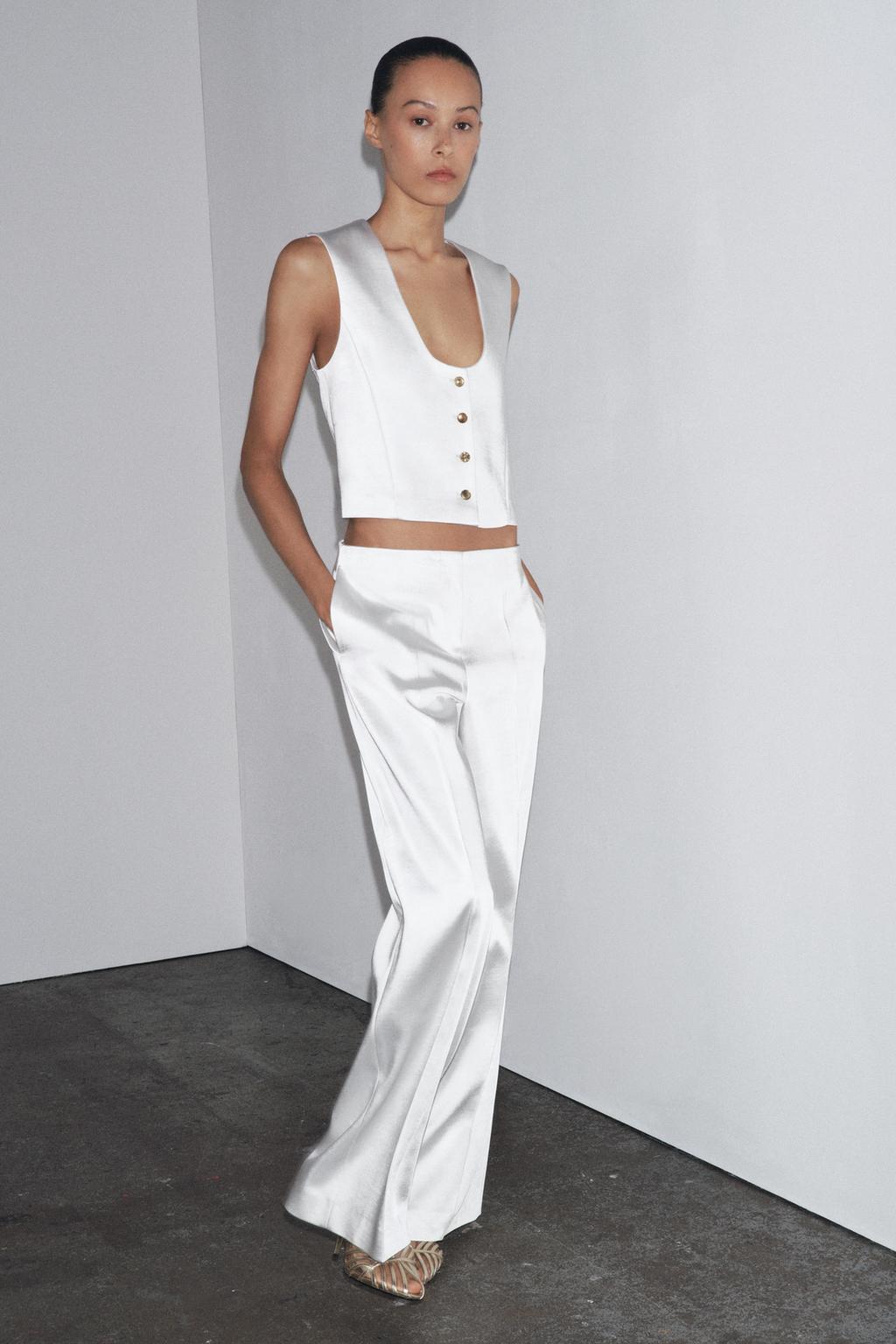 Pantalon satinado