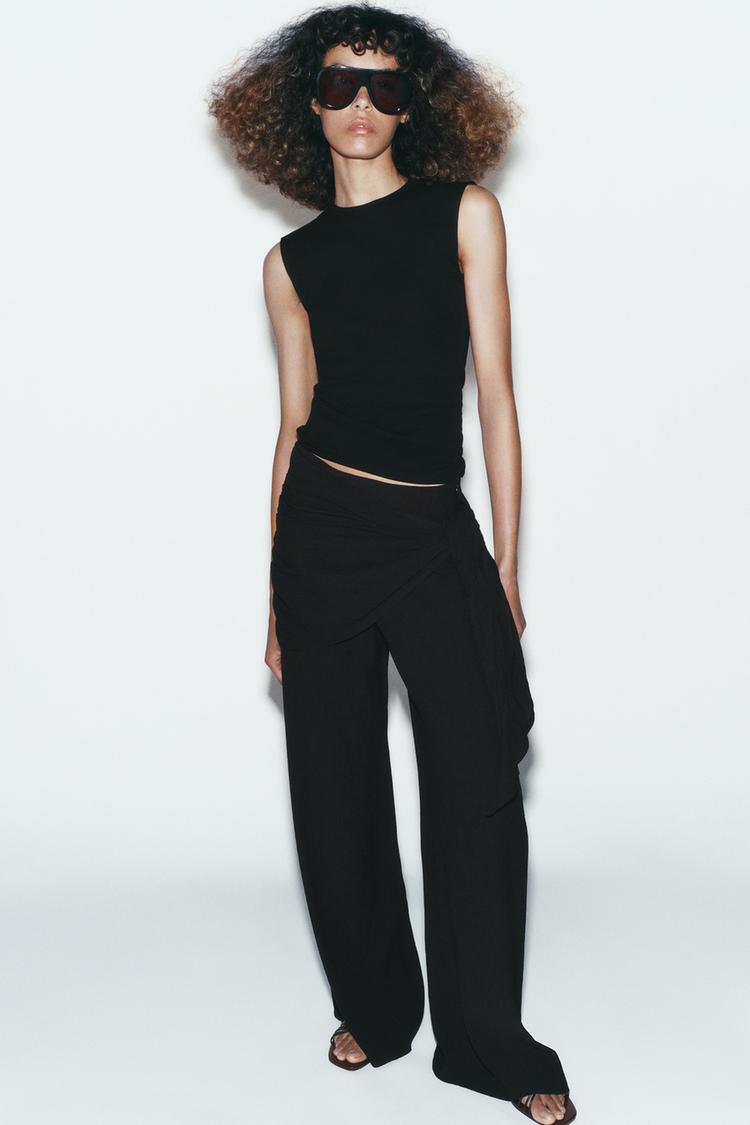 Blusa de tirantes anchos