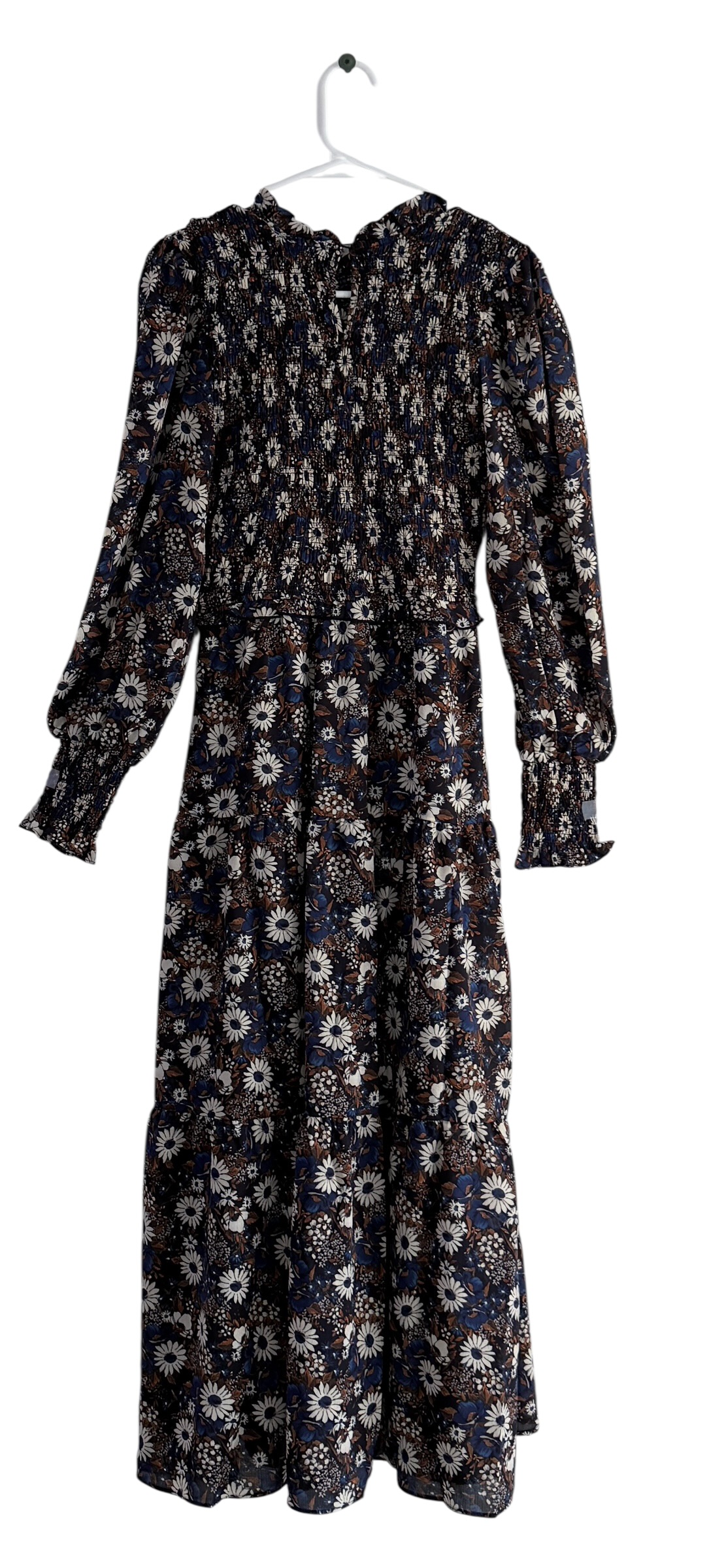 Anthropologie - By The River Long Sleeve Smocked Maxi Dress thumbnail 3