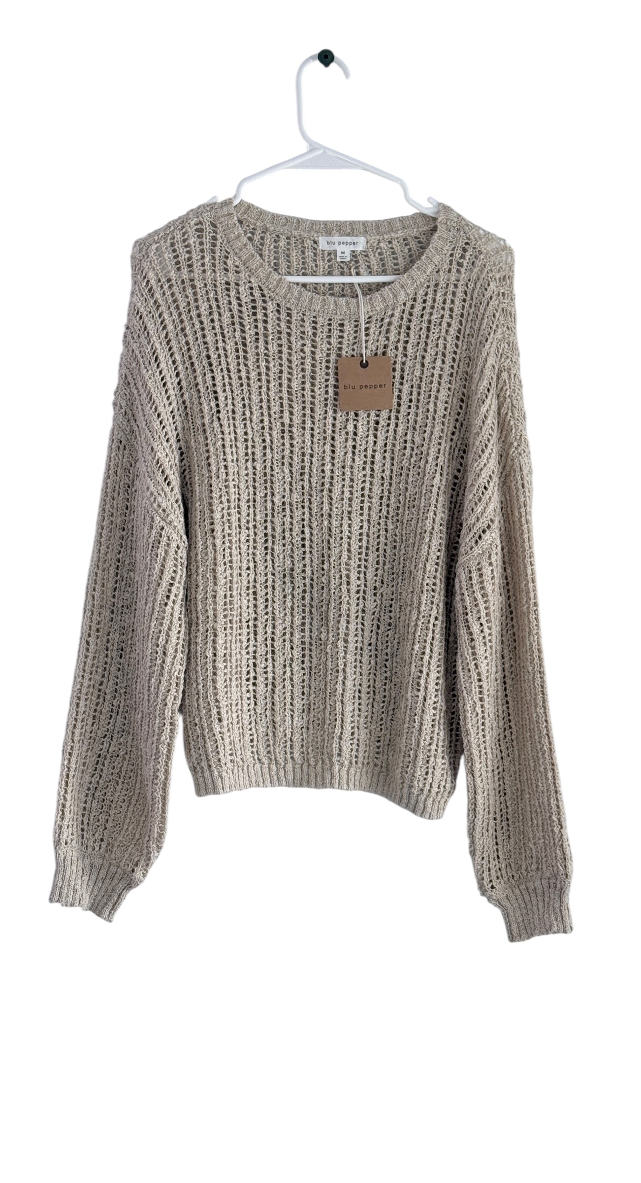 Anthropologie - Blu Pepper Drop Shoulder Knit Oversized Sweater thumbnail 2