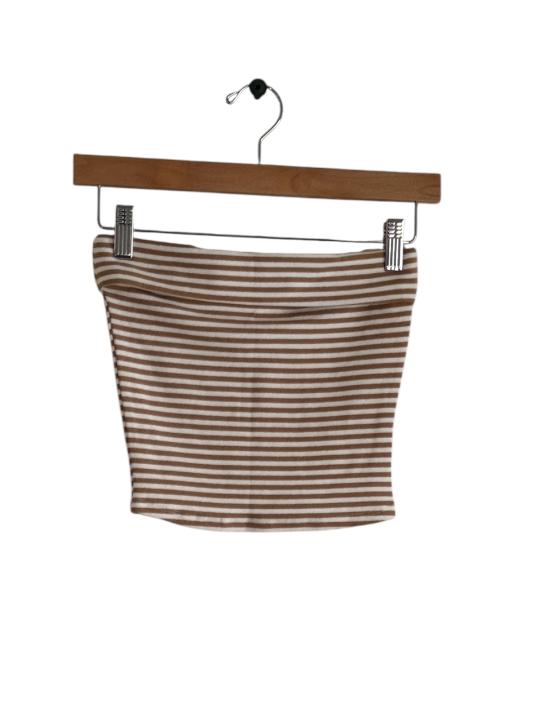 The Workshop Striped Foldover Tube Top thumbnail 2