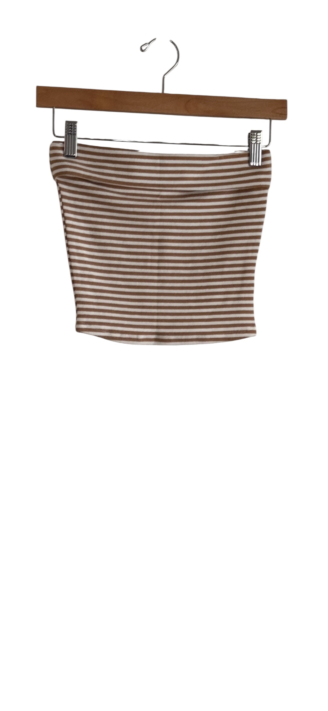 The Workshop Striped Foldover Tube Top thumbnail 3