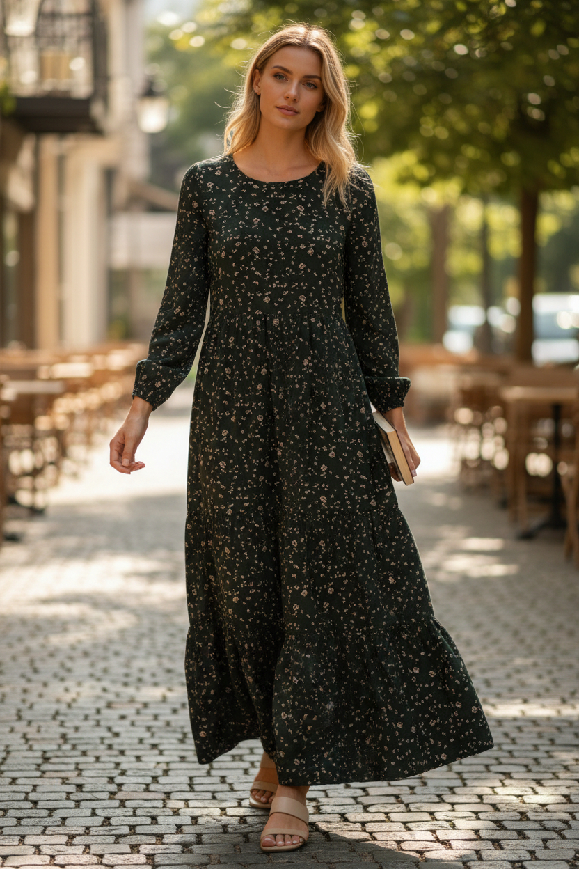 Veiled Collection Floral Maxi Dress - Image 1