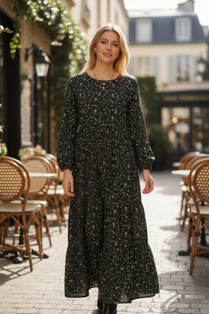 Veiled Collection Floral Maxi Dress thumbnail 4