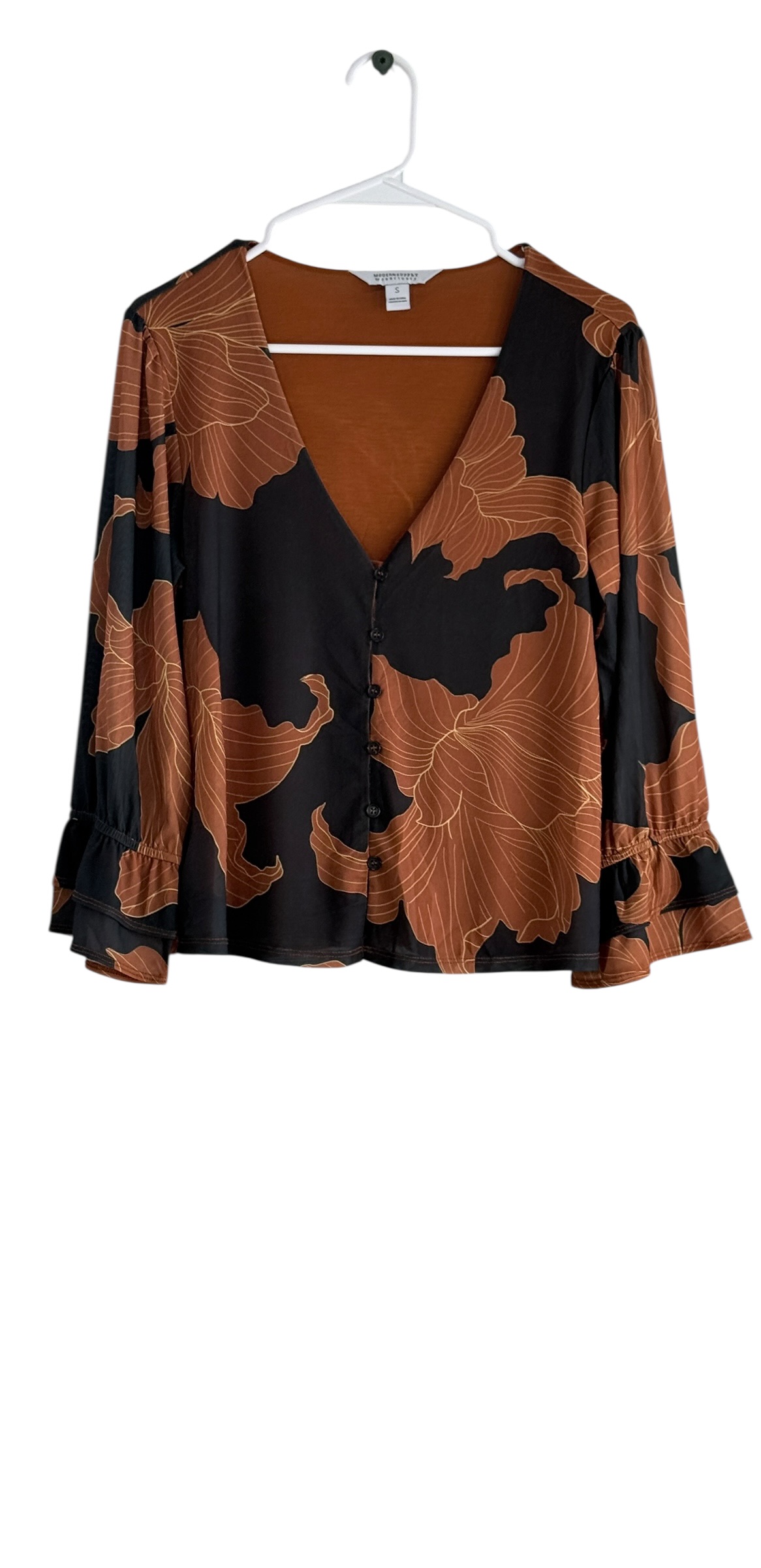 Modern Supply by Sanctuary - Long Ruffle Sleeve Top thumbnail 2