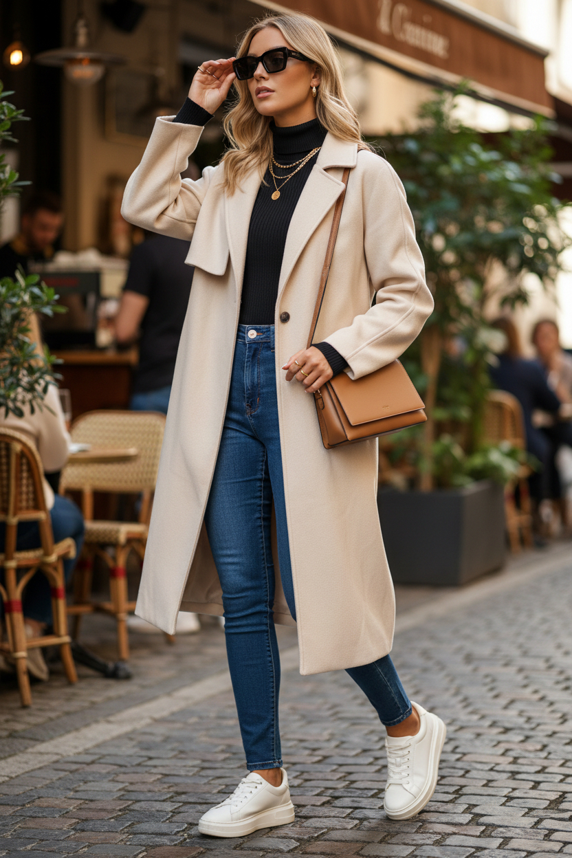 Elan Trench Coat - Image 1