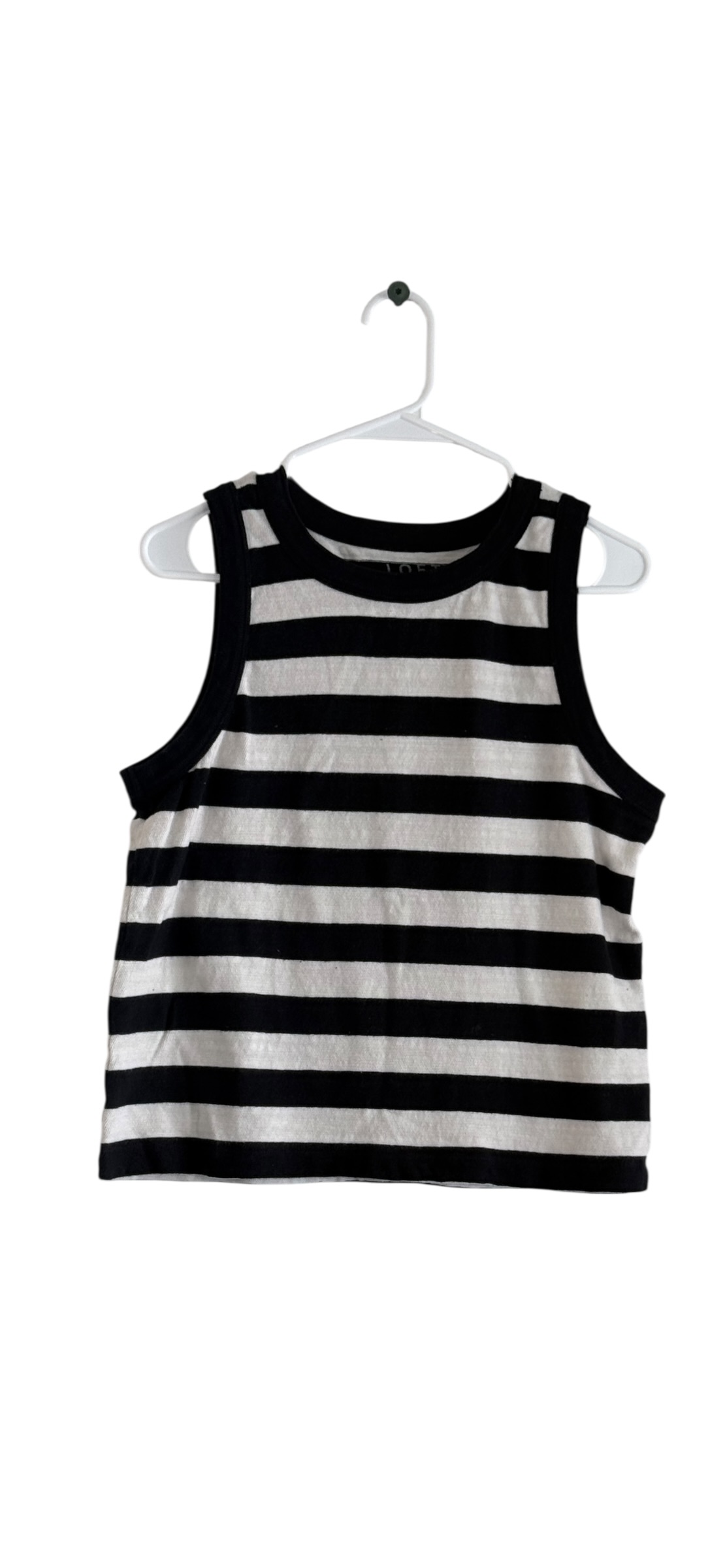 Loft Knit Striped Sleeveless Tank Top thumbnail 2