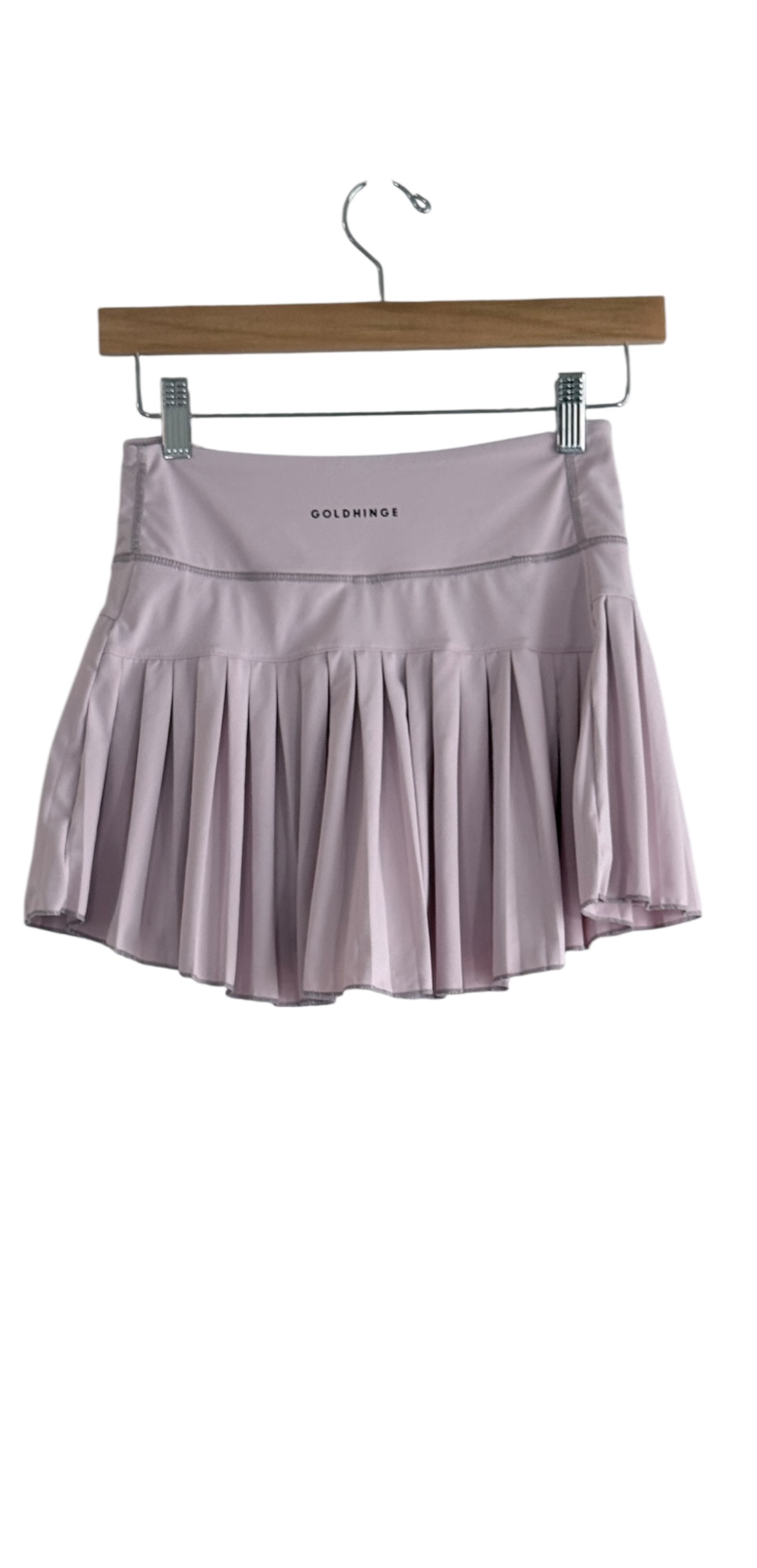 Gold Hinge Pleated Tennis Skirt thumbnail 3