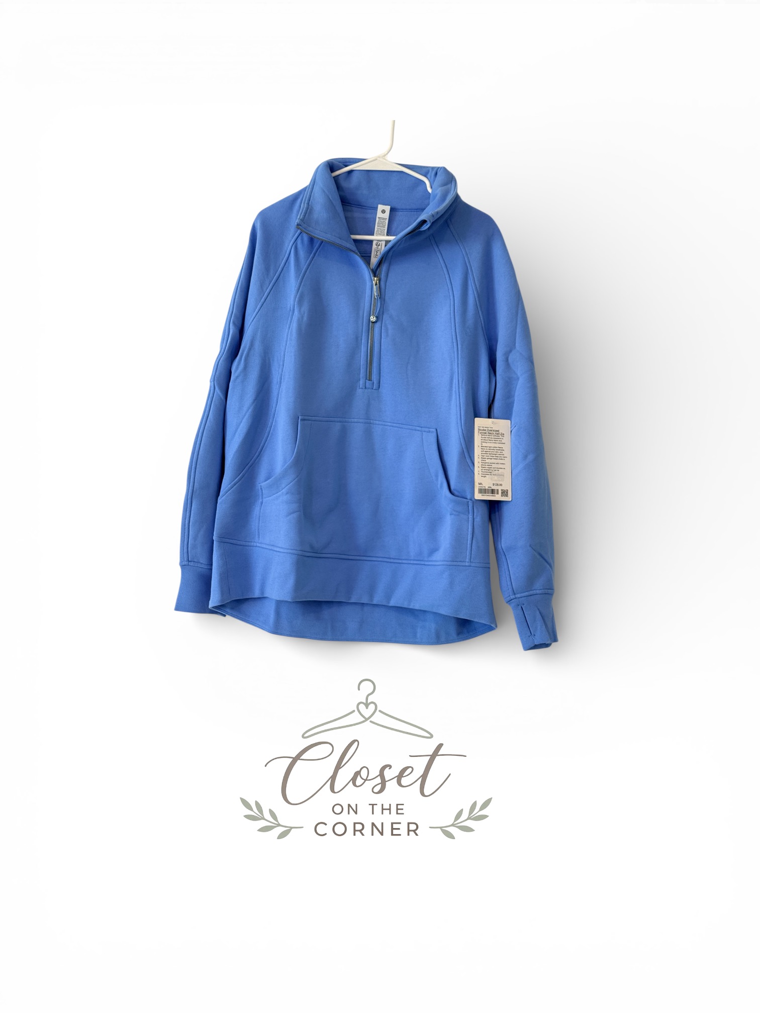 Lululemon Scuba Oversized Funnel Neck Half Zip -Long thumbnail 4