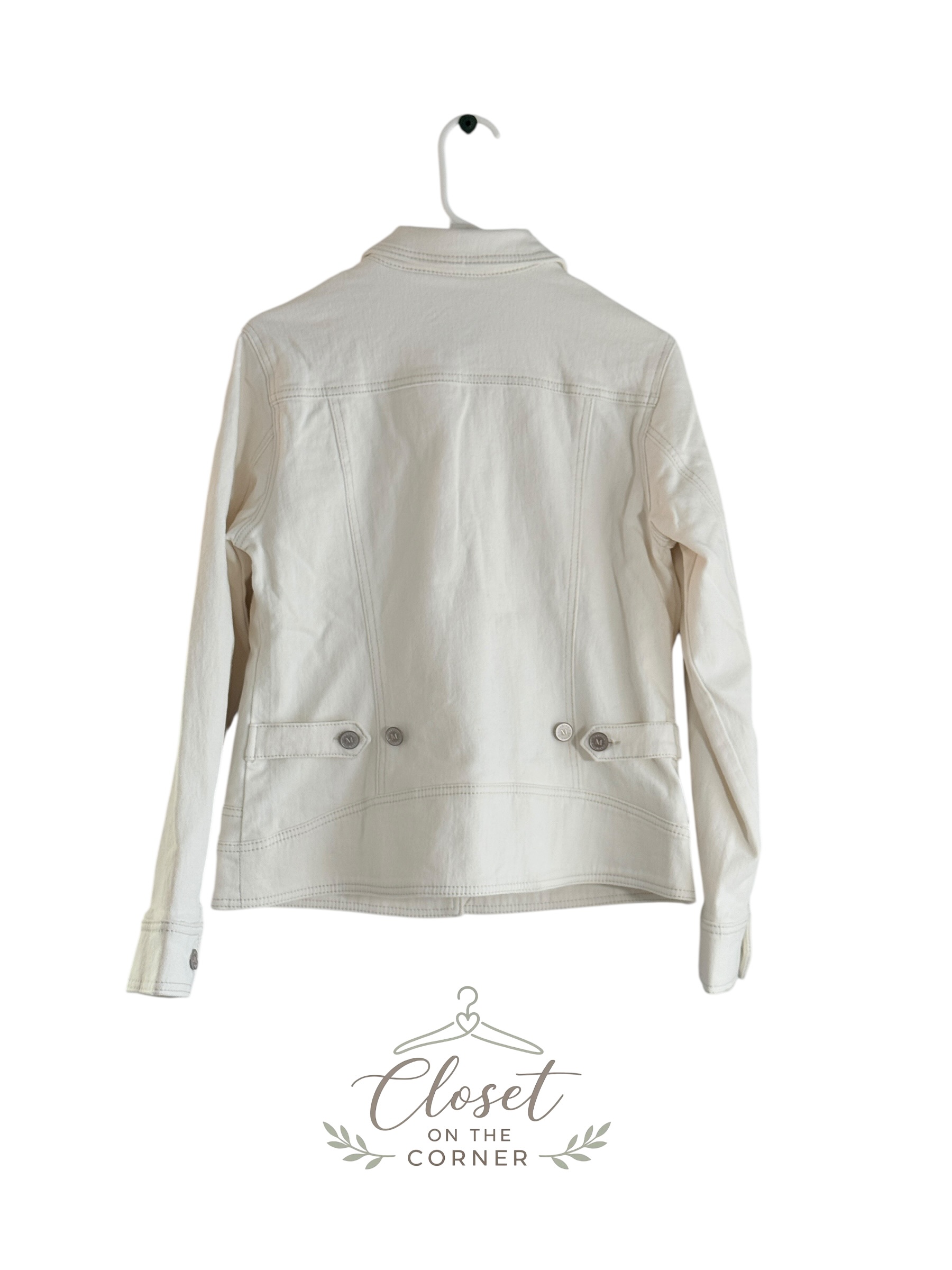 Martha Stewart Women's Vintage Denim Jacket thumbnail 4