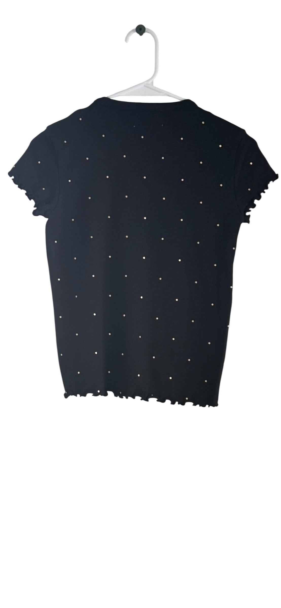Madewell Baby Tee in Metallic Dot thumbnail 3