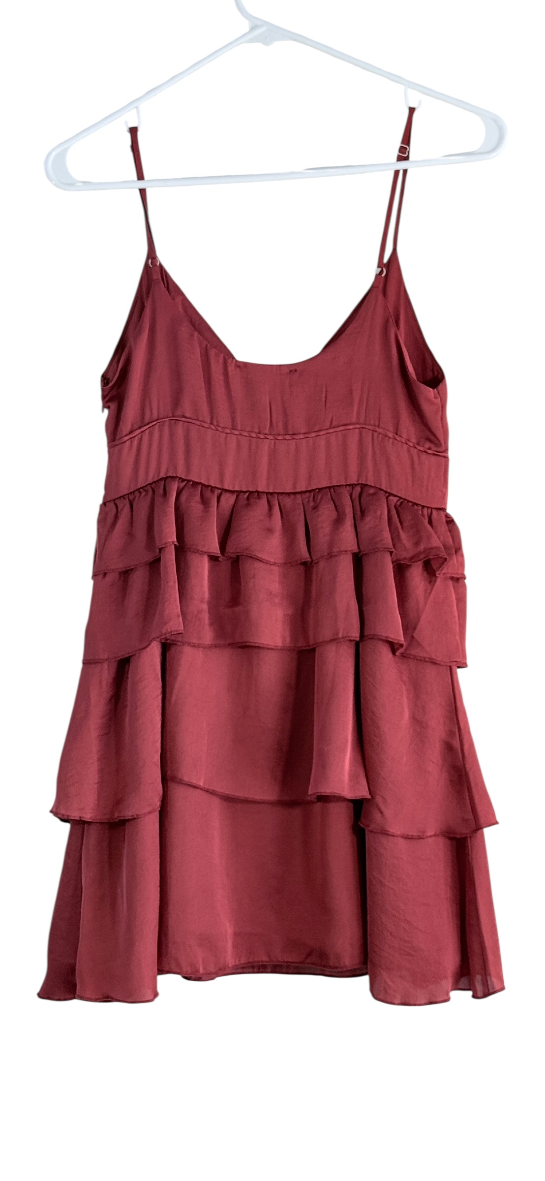Forever 21 Tiered Satin Babydoll Dress thumbnail 3