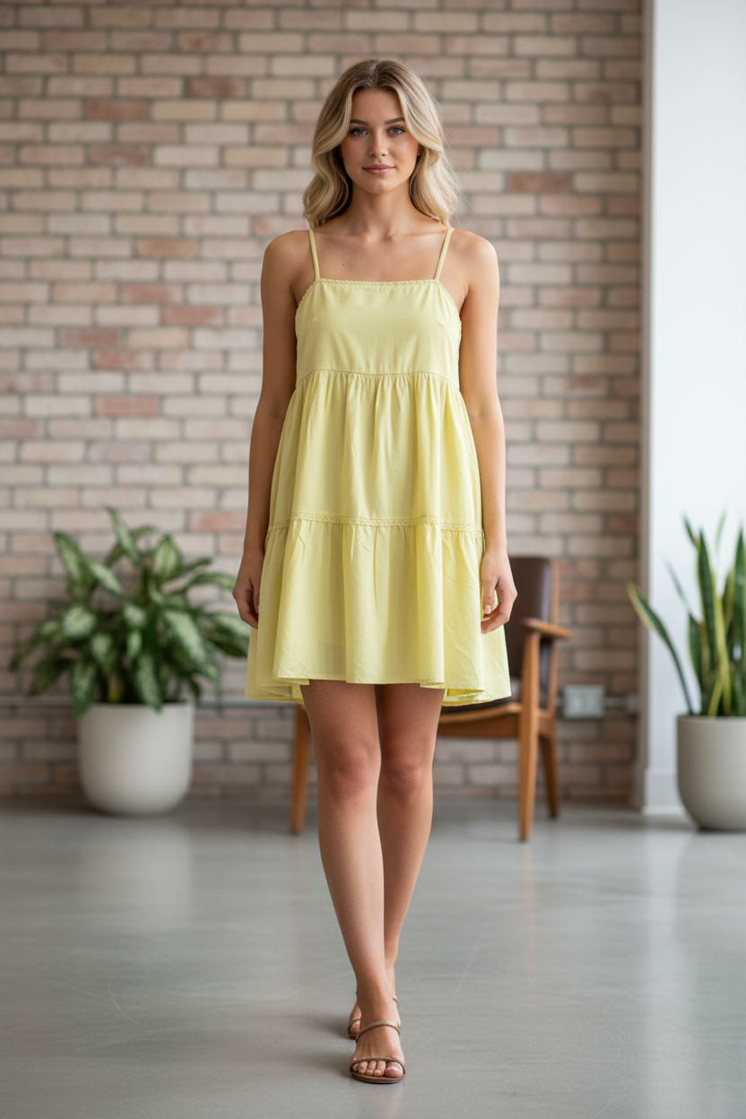 Wild Fable Tiered Babydoll Dress - Image 1