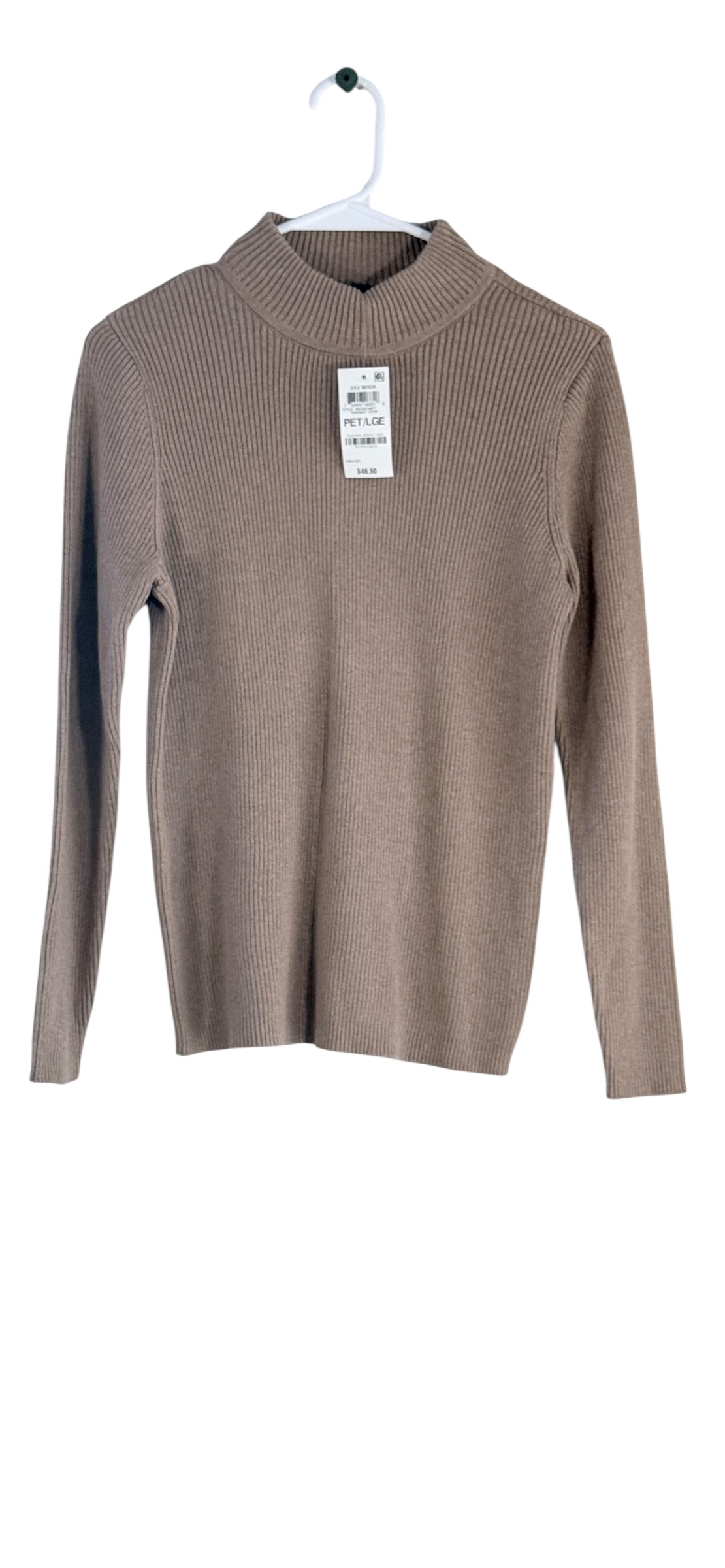 Karen Scott Ribbed Mock-Neck Sweater thumbnail 2
