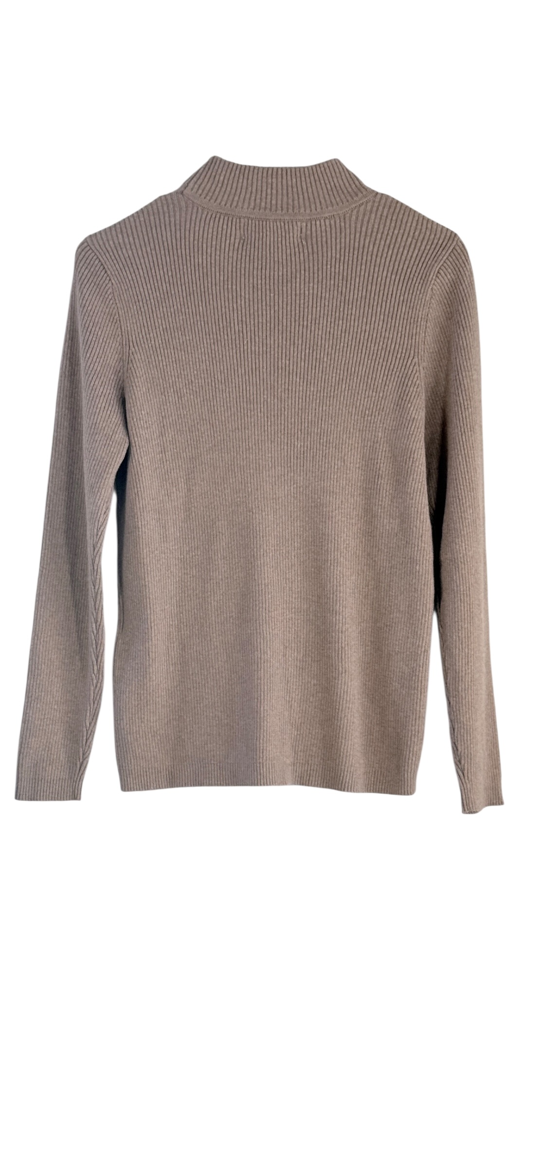Karen Scott Ribbed Mock-Neck Sweater thumbnail 3