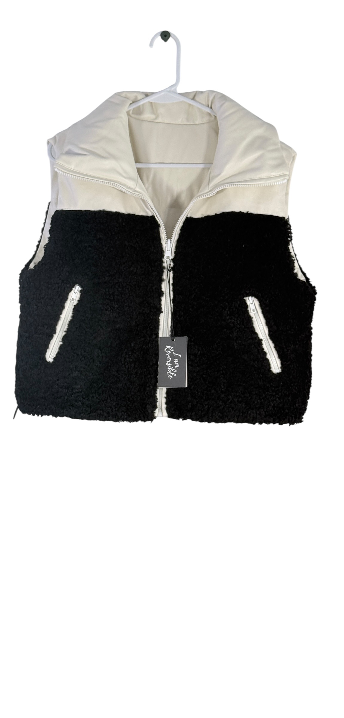 Elan Faux Leather Reversible Vest thumbnail 2