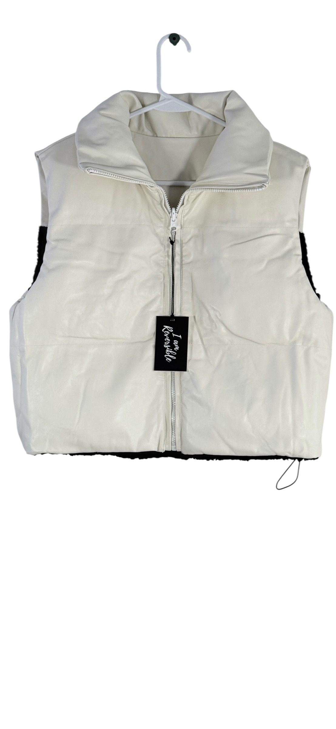 Elan Faux Leather Reversible Vest thumbnail 4