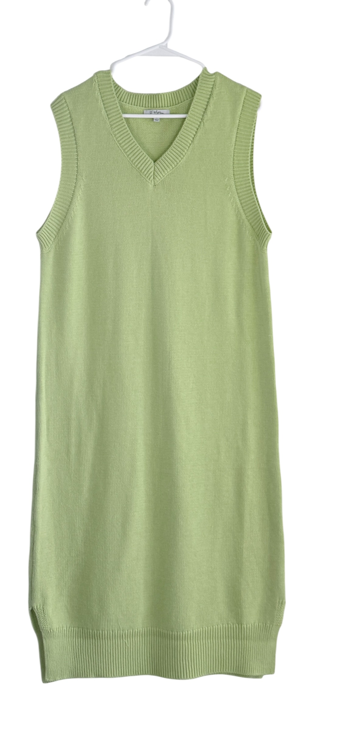 Polagram V-neck sweater vest dress thumbnail 3