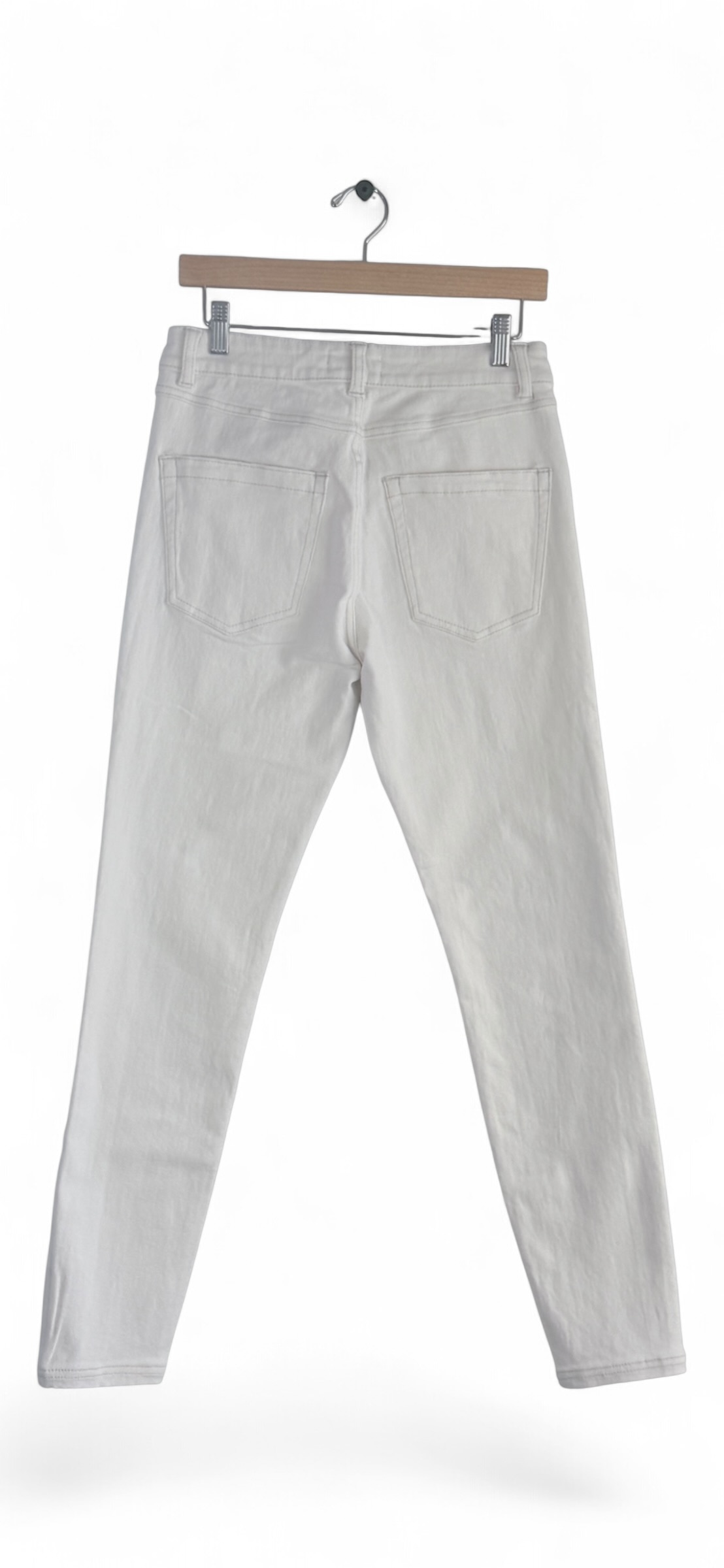 Martha Stewart Mid-rise White Jeans thumbnail 3