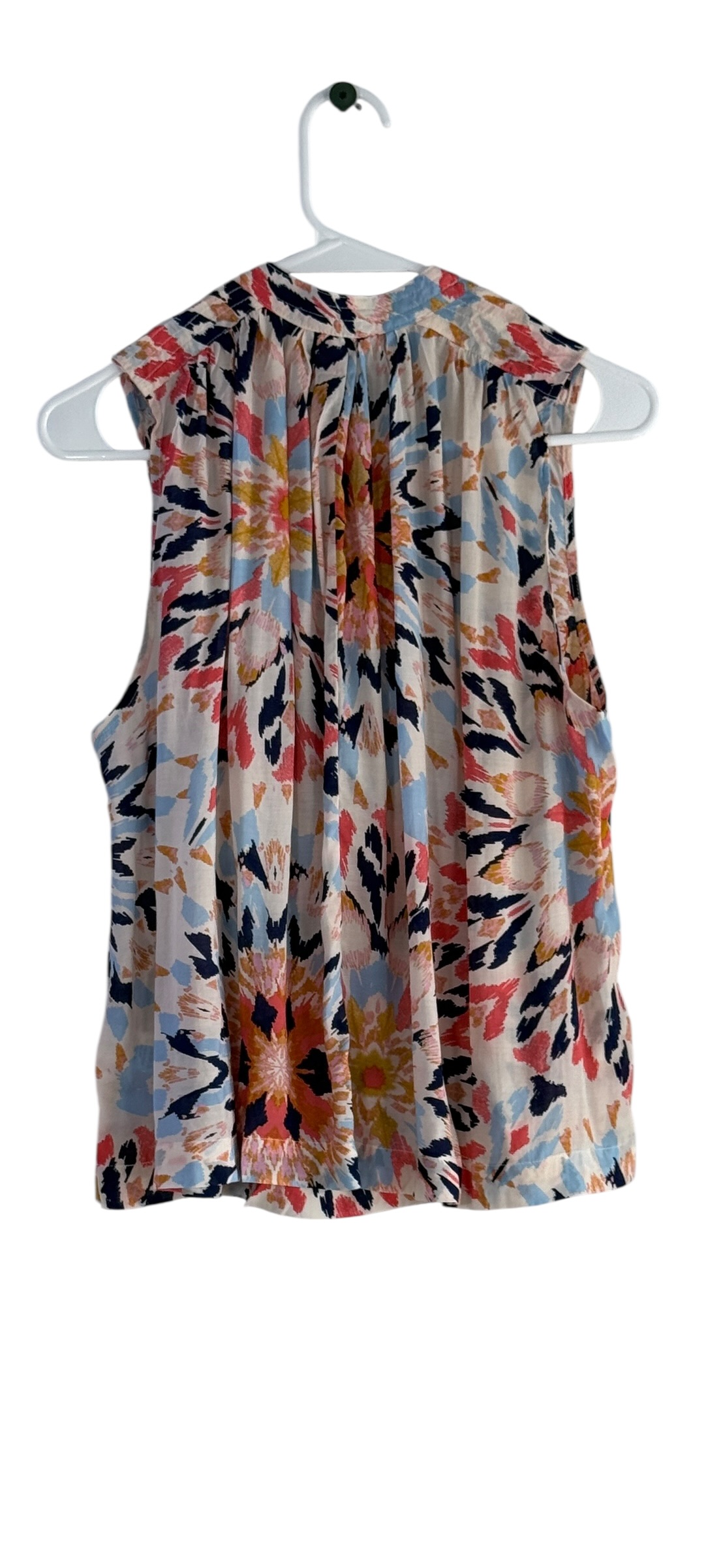 Multi Kaleidoscope Print Sleeveless Flowy Top thumbnail 4