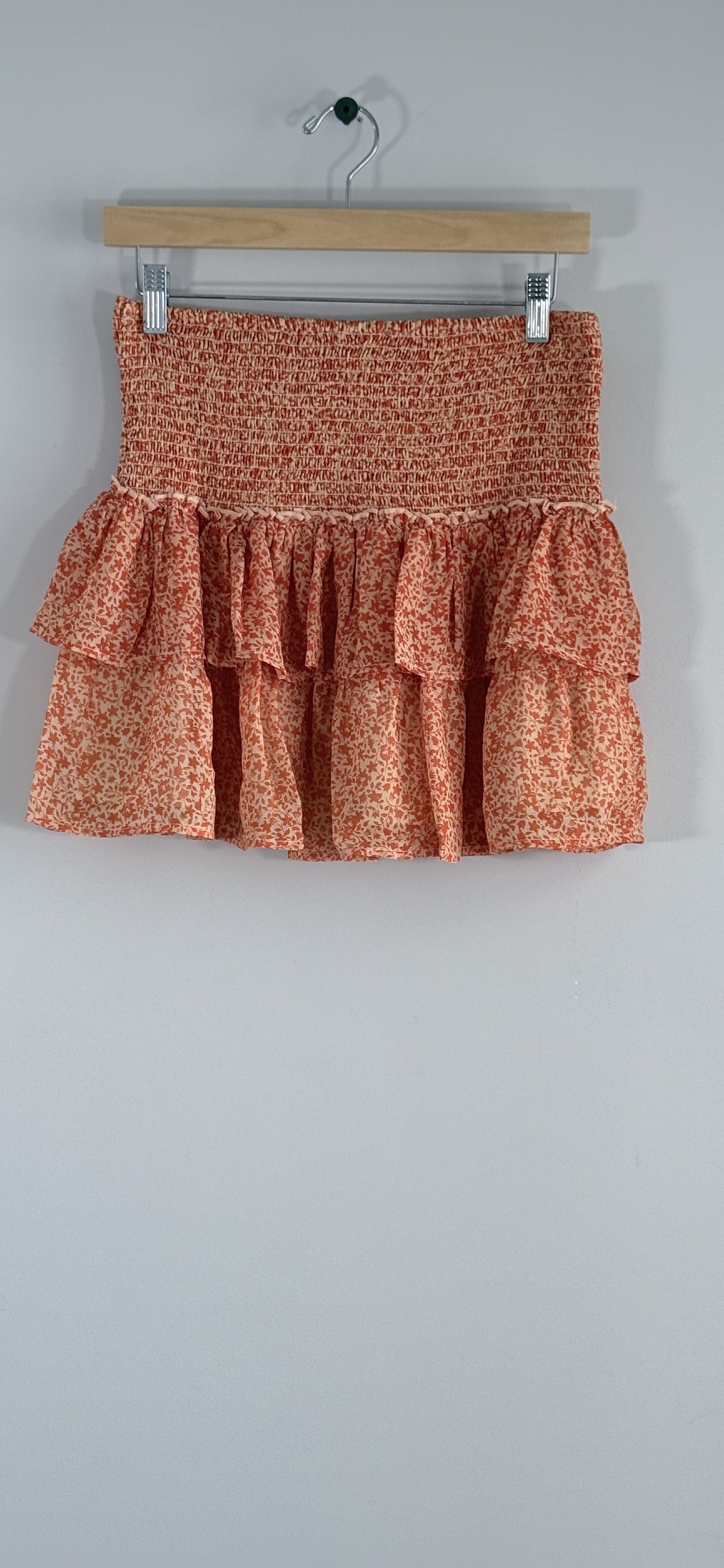 Sky to Moon Tiered Ruffled Mini Skirt thumbnail 2